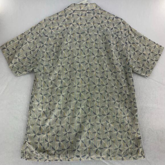 Tommy Bahama Original Fit 70% Silk Tropical Mens Button Down Casual Shirt Size M - Picture 1 of 16